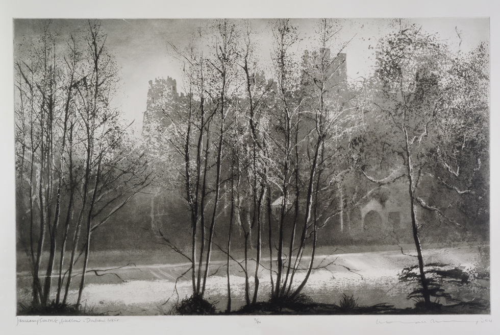 Norman Ackroyd January Sunrise, Ludlow - Dinham Weir, 2004