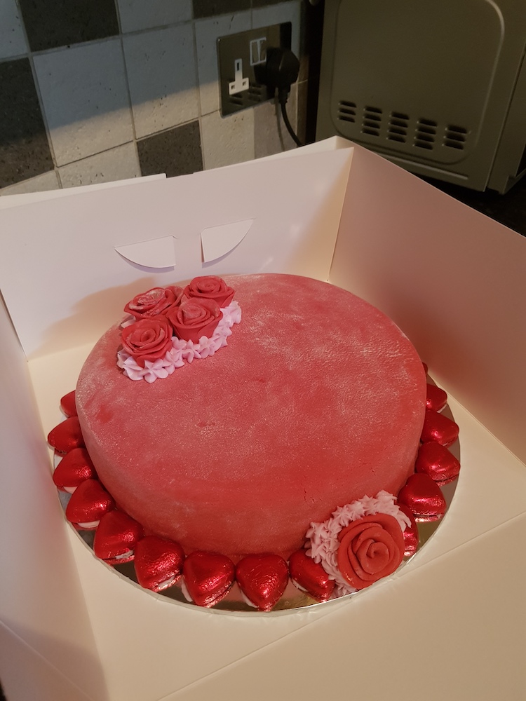 BITMO Valentines cake