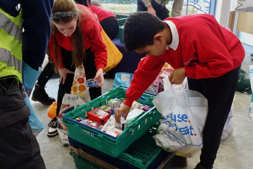 Cottingley Primary foodbank 2