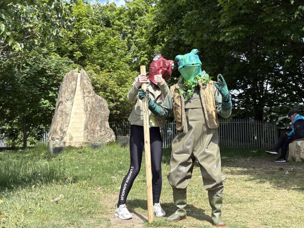 The Frog Performer w/ a South Leeds friend