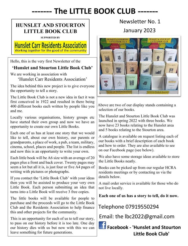 Hunslet and Stourton Little Book Club - South Leeds Life