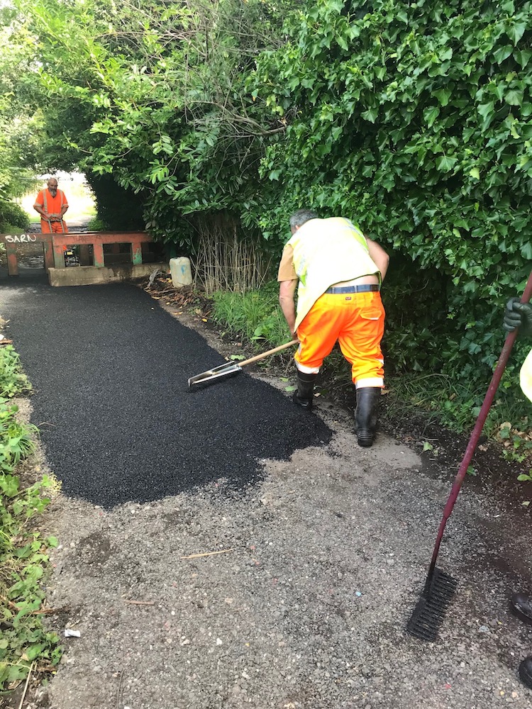 Paths Beeston resurfacing 1