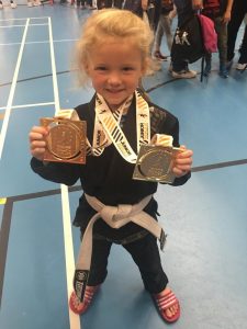 Blossom Crosby gold medals at BJJ Junior World Championships 2019